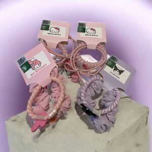 Sanrio Pastel Hair Accessories Set bundle of 4
